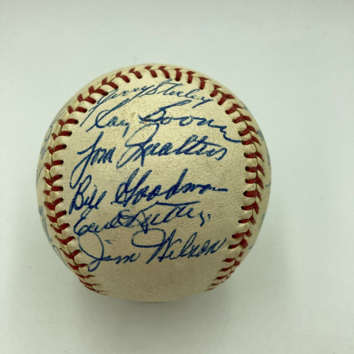 1950's Chicago White Sox Team Signed Autographed Baseball With Nellie Fox