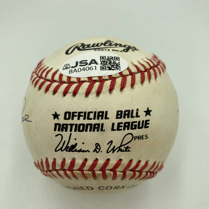 Hank Aaron Nolan Ryan Pete Rose Kings Of Baseball Signed Baseball JSA COA