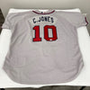 Chipper Jones Signed Authentic Atlanta Braves Russell Jersey JSA COA