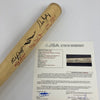 Kirby Puckett Tom Kelly Signed 1991 World Series Champs Baseball Bat JSA COA