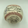 1966 Chicago Cubs Team Signed Baseball Ernie Banks Billy Williams Ron Santo JSA