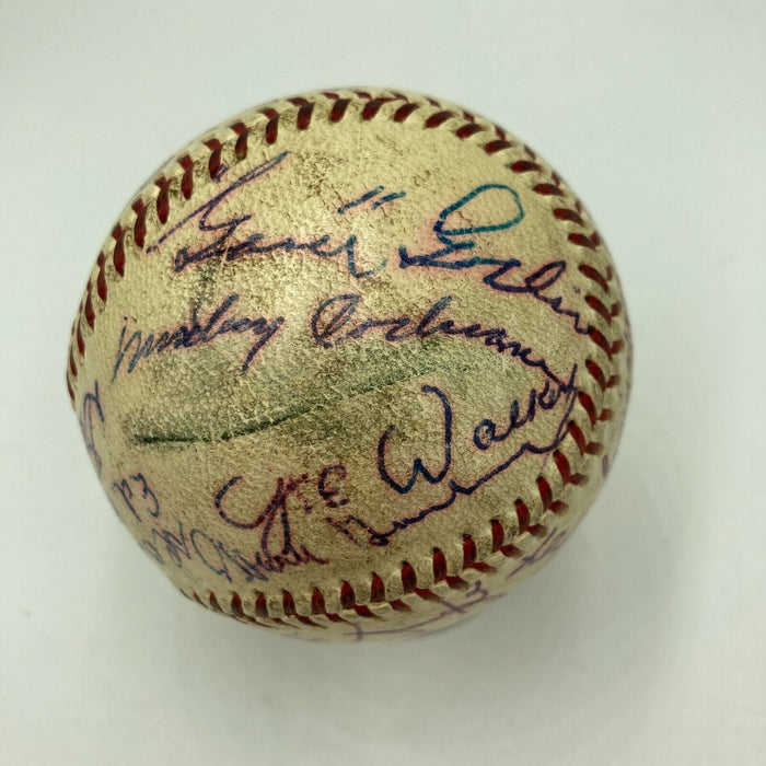 Ty Cobb Hank Greenberg Detroit Tigers Legends Signed Baseball PSA DNA