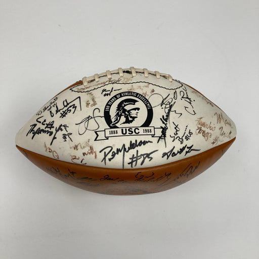 1988 Pac-10 Champion USC Trojans Team Signed Football