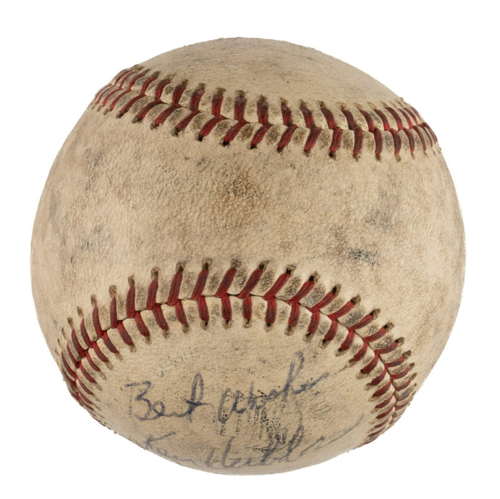 Ken Hubbs Rookie Single Signed Official National League Baseball JSA COA