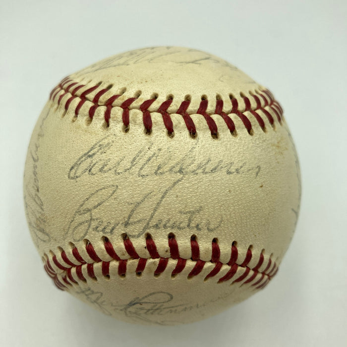 1970 Baltimore Orioles World Series Champs Team Signed AL Baseball JSA COA