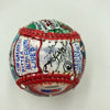Ted Williams Signed Charles Fazzino Pop Art Baseball PSA DNA RARE