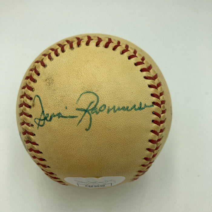 Don Mattingly 1980 Pre Rookie Minor League Multi Signed Baseball JSA COA