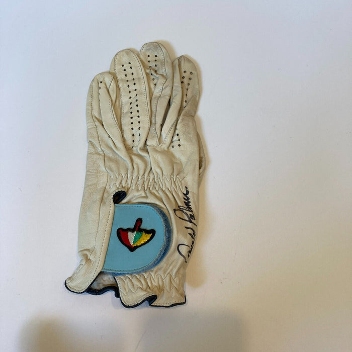 Arnold Palmer 1970's Game Used Signed Tournament Golf Glove JSA & MEARS COA