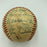 1957 New York Giants Team Signed Baseball Willie Mays JSA COA