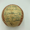 1957 New York Giants Team Signed Baseball Willie Mays JSA COA