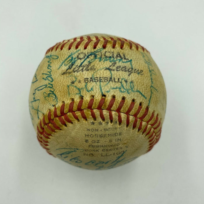 1966 Atlanta Braves VS San Francisco Giants Team Signed Baseball 33 Sigs JSA COA