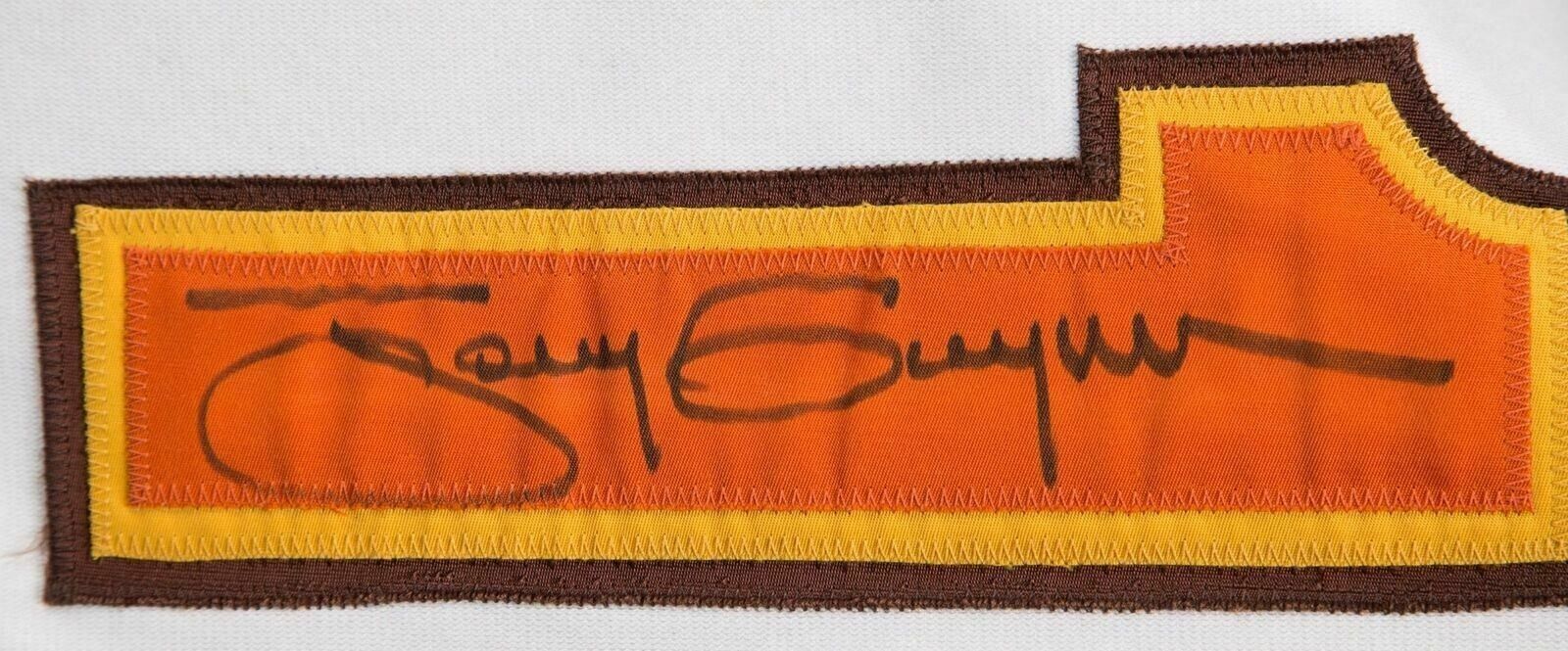 1984 Tony Gwynn Signed Game Issued San Diego Padres Jersey PSA DNA & SGC COA
