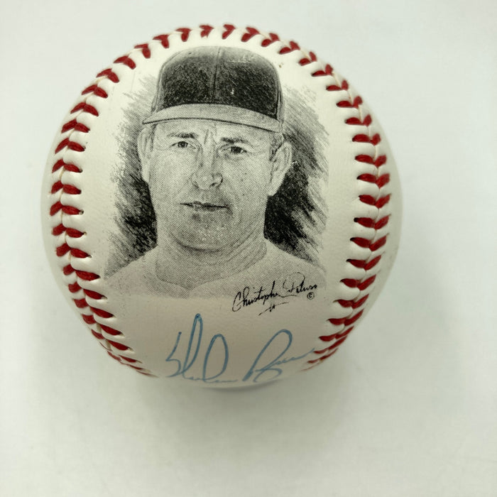 Nolan Ryan Signed Limited Edition Photo Ball JSA COA