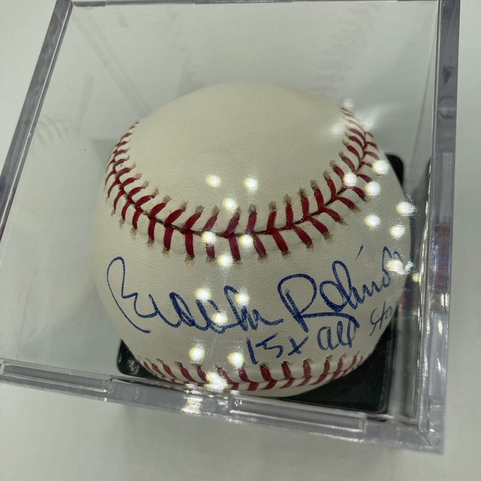 Brooks Robinson 15X All Star Signed MLB Baseball PSA DNA Graded 9.5 MINT