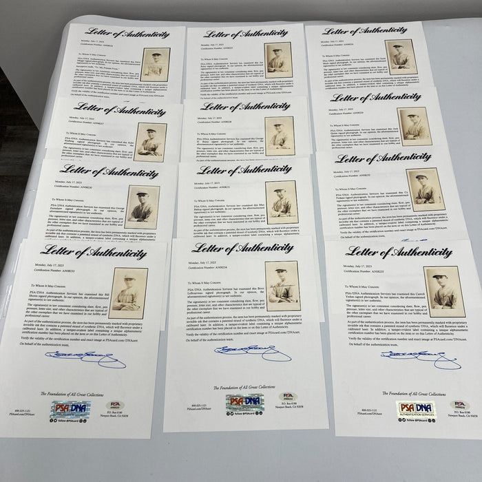 Historic 1929 Philadelphia Athletics World Series Champs Team Signed Album PSA