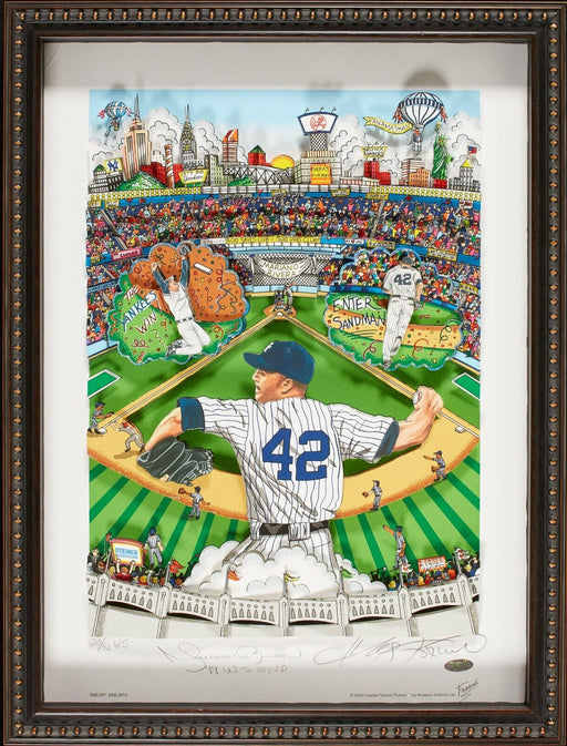 Beautiful Mariano Rivera Signed Fazzino Pop Art 20/42 Steiner Certified