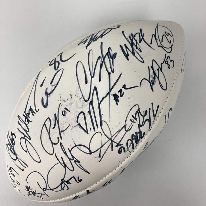 2013 Pro Bowl Team Signed Football Drew Brees Eli Manning JSA COA