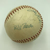 1960's Cincinnati Reds & NBC Broadcasters Signed Baseball 7 Signatures JSA COA