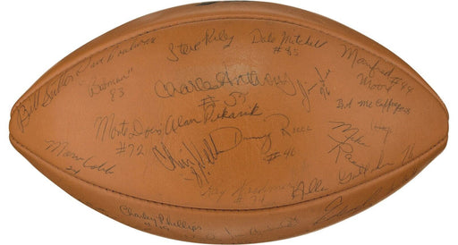 1972 USC Trojans NCAA National Champions Team Signed Football PSA DNA & Beckett