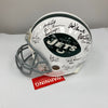 1969 New York Jets Super Bowl Champs Team Signed Authentic Game Helmet Steiner