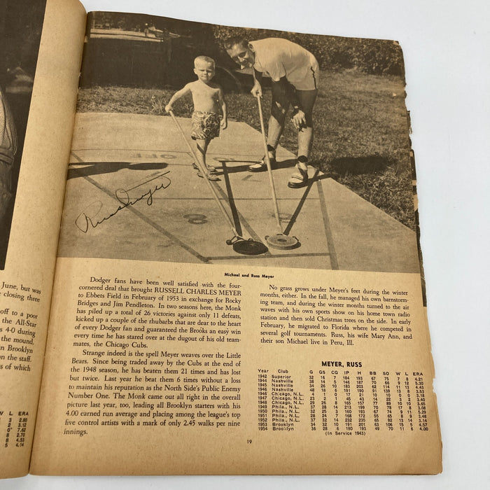 1955 Brooklyn Dodgers W.S. Champs Team Signed Yearbook Jackie Robinson JSA COA