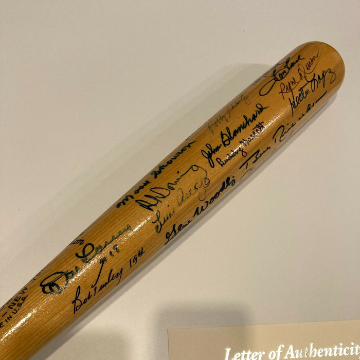 1950's New York Yankees Legends Multi Signed Baseball Bat 25 Sigs JSA COA