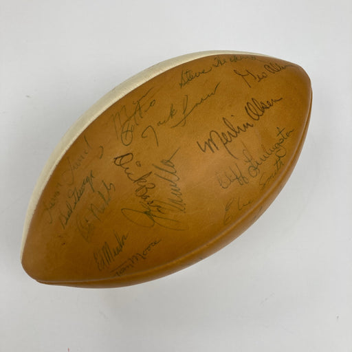 1966 Los Angeles Rams Team Signed Football JSA COA