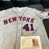 Tom Seaver Signed Authentic 1969 New York Mets Mitchell & Ness Jersey JSA COA