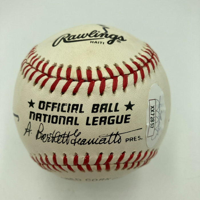 Arnold Palmer Jack Nicklaus Gary Player Golf Legends Signed Baseball JSA COA