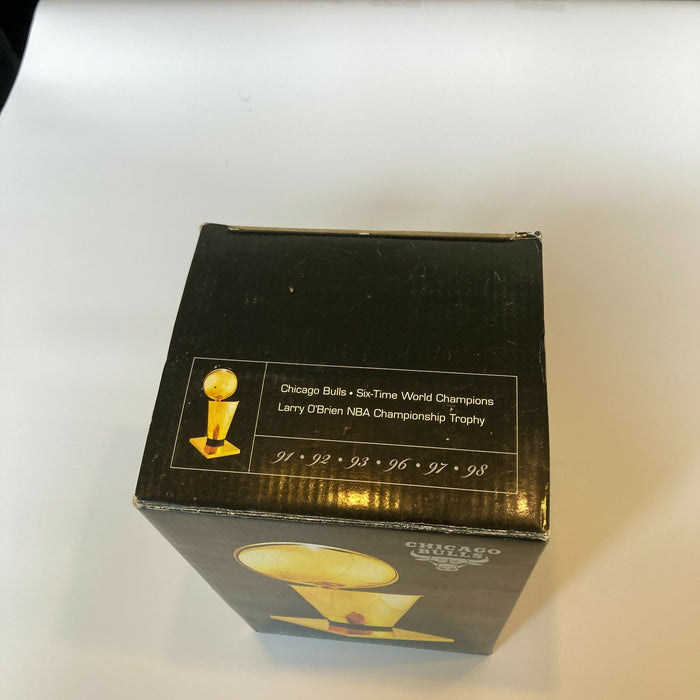 Dennis Rodman Signed Chicago Bull NBA Finals Trophy PSA DNA Sticker