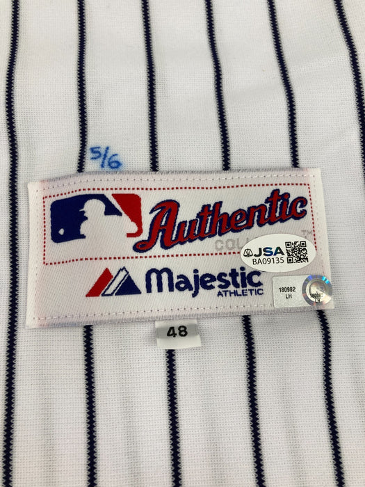 2009 New York Yankees World Series Champs Team Signed Jersey #5/6 Steiner & JSA