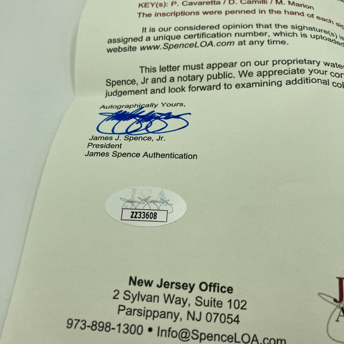 Stan Musial 1943, 1946, 1948 NL MVP Winners Signed Baseball JSA COA