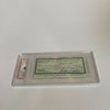 Bill Russell Signed Autographed Bank Check PSA DNA Boston Celtics HOF Legend