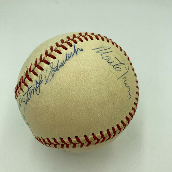 Joe Medwick Sweet Spot Hall Of Fame Multi Signed American League Baseball JSA
