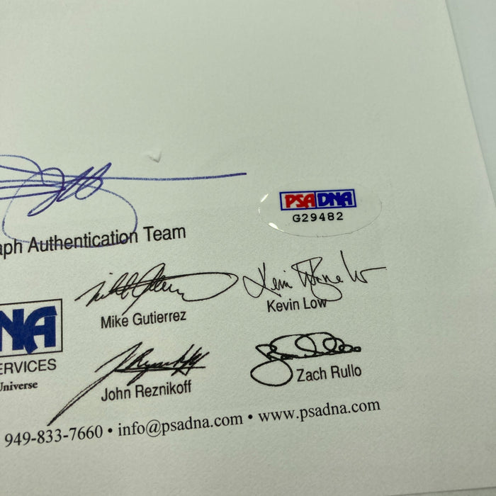 1920 Cleveland Indians World Series Champs Team Signed Baseball PSA DNA COA