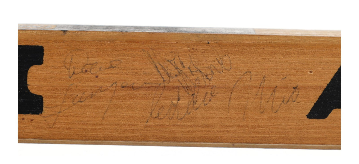 1978-79 Edmonton Oilers Team Signed Hockey Stick Wayne Gretzky Rookie Era BAS