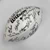 1985 Super Bowl Champs Chicago Bears Team Signed Football Walter Payton JSA COA
