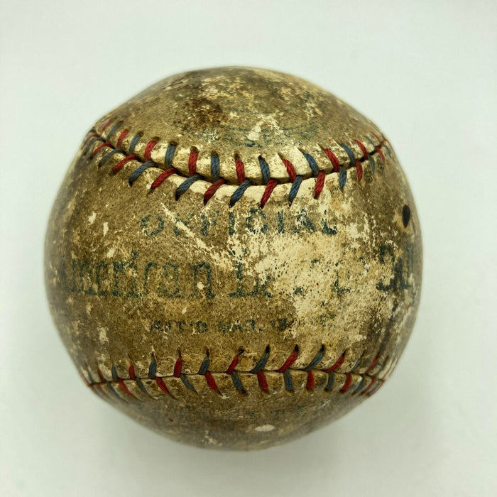Ross "Pep" Youngs Single Signed Baseball The Only One In Existence! JSA COA