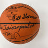 1956-57 Boston Celtics NBA Champs Team Signed Game Basketball Beckett COA