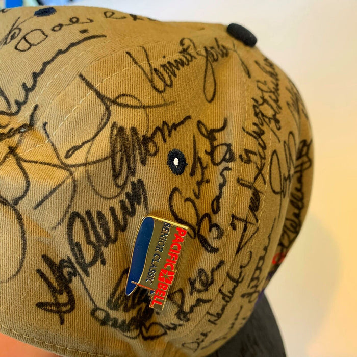 PGA 1999 Pacific Bell Senior Classic Signed Golf Hat 65+ Sigs With JSA COA