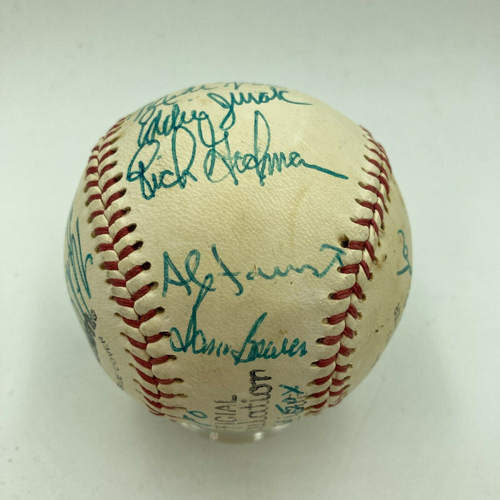 Wade Boggs Pre Rookie 1980 Pawtucket Boston Red Sox Team Signed Baseball PSA DNA