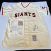 Willie Mays 660 Home Runs Signed New York Giants Jersey JSA Graded 9 Mint