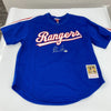 Nolan Ryan Signed Authentic Texas Rangers Mitchell & Ness Jersey Fanatics COA