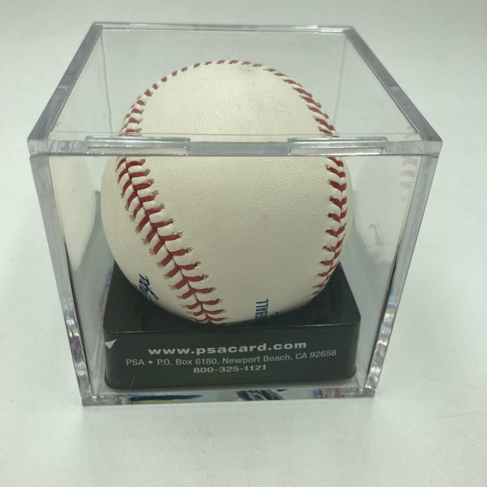 Rickey Henderson Signed Major League Baseball PSA DNA Graded 10 GEM MINT