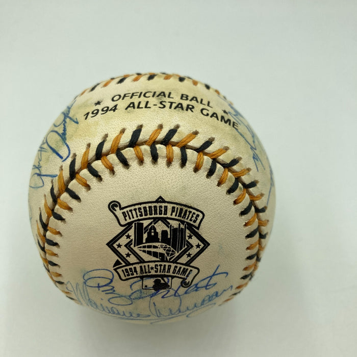 1994 All Star Game National League Team Signed Baseball Barry Bonds PSA DNA COA