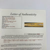 Hall Of Fame Multi Signed Cooperstown Baseball Bat 40 Sigs Willie Mays JSA COA