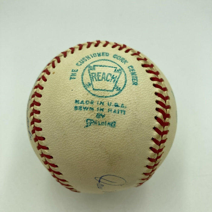 Joe Medwick Sweet Spot Hall Of Fame Multi Signed American League Baseball JSA