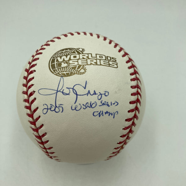 Joe Crede Signed Official 2005 World Series Baseball JSA COA