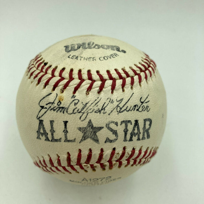 Carl Hubbell Single Signed Autographed Baseball JSA COA New York Giants HOF