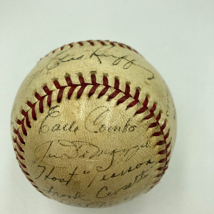 Lou Gehrig 1939 New York Yankees World Series Champs Team Signed Baseball JSA